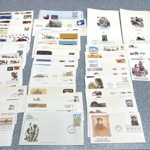 1970’s - 1980’s FDC’s  (130+) First day Cover Collection